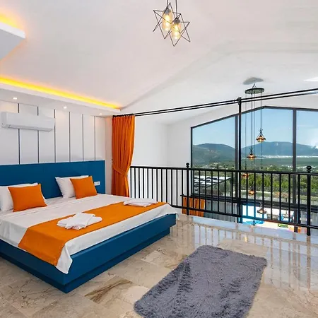 Apartament Yakut Kalkan'da Jakuzili Muhafazakar Balayi Villasi Kaș